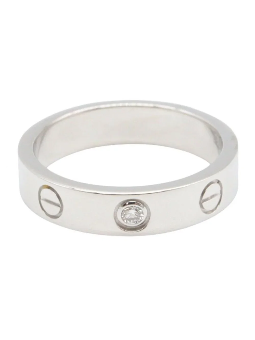 Cartier Ring Mini Love 18K White Gold Diamond